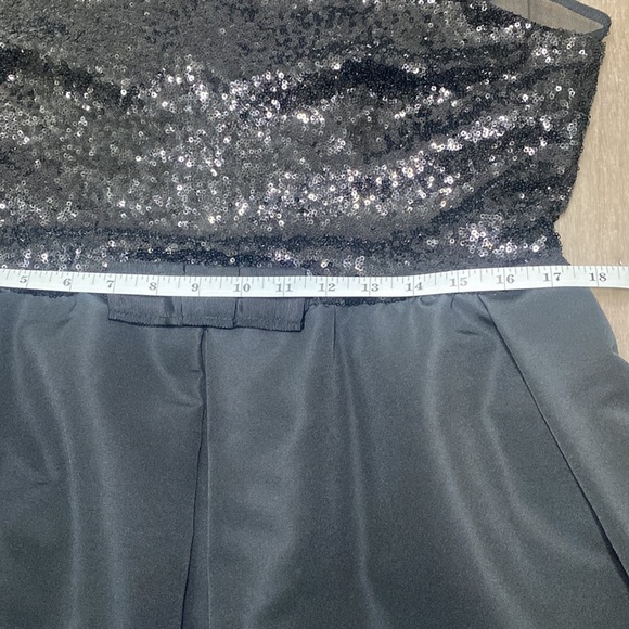 Taylor sequin top dress bow front black - Picture 10 of 11